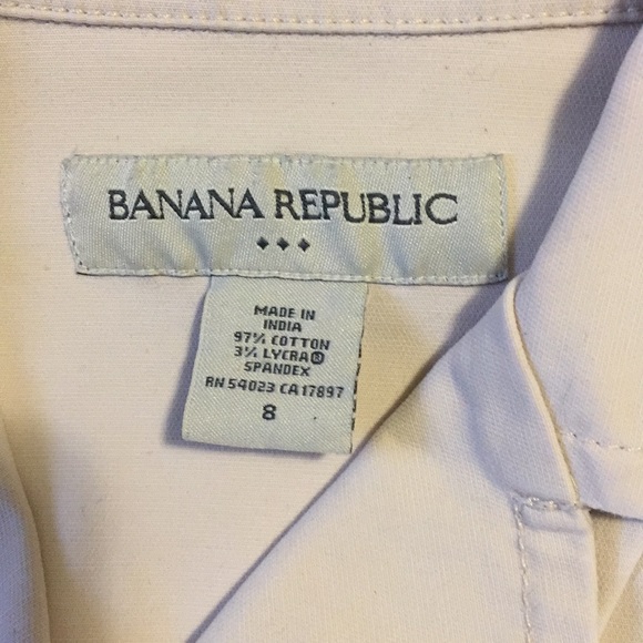Cream Banana Republic jacket with big buttons - Picture 2 of 6